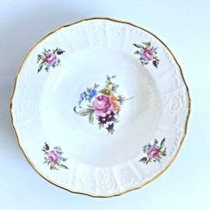 Bernadotte Porcelain 8.5" Soup Bowl - Sonata - Czechoslovakia